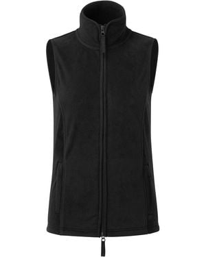 PREMIER Ladies Artisan Fleece Gilet - Black