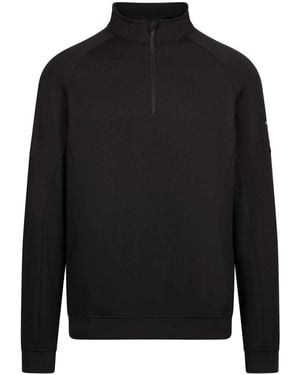 Trespass Zakery Half Zip Sweatshirt - Black