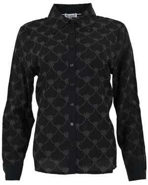 Maicazz Parvin Blouse Fa25.20.314 Shine - Zwart