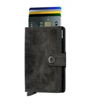 Secrid Miniwallet Vintage - Zwart