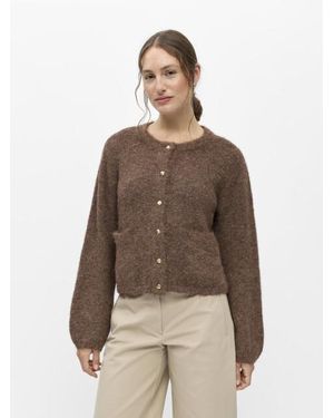 Object Objsaggia Re/S Knit Cardigan Noos - Bruin