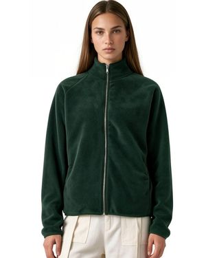 Busem Vrouwen Rits Cardigan - Groen