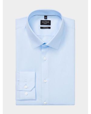 Olymp Business Hemd Lange Mouw No. Six 046664/15 - Blauw