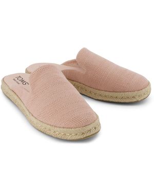 TOMS Santiago Mule Textiel Lichtroze Muiltjes - Meerkleurig