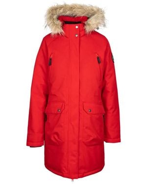Trespass Ladies Dana Down Jacket Marl) - Red