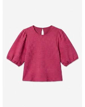 Vero Moda Vmnorah Ss O-Neck Top Jrs Exp - Roze