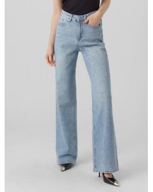 Vero Moda Vmtessa Hr Straight Jeans Ra339 Ga - Blauw