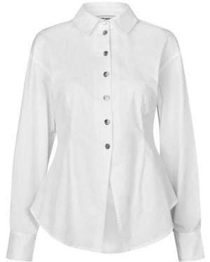 Modström Blouse Lange Mouw 59116 Ullis - Wit