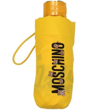 Moschino Gele Polyester Paraplu - Geel
