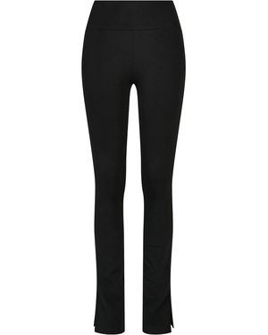 Urban Classics Zijsplit Legging Met Hoge Taille - Zwart