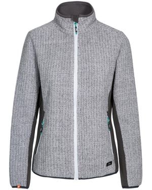 Trespass Ladies Liggins Fleece Jacket Marl) - Grey