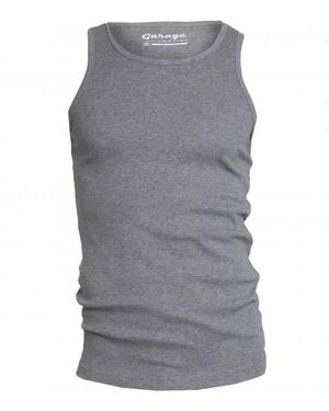 Garage Basis Singlet Semi Bodyfit - Grijs