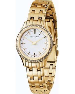 Pierre Cardin Cf-0611-Se-G Ladies Watch - Metallic