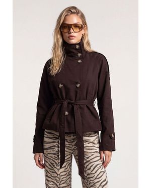 Happiness İstanbul Trench Coat - Brown