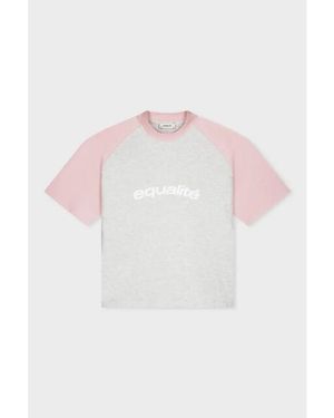 Equalite Celeste Raglan Boxy Tee Melange - Wit