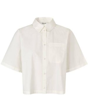 Modström Blouse Korte Mouw 59014 Vilbert - Wit