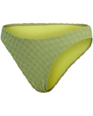 Speedo Bikinibroekjes Met Hoge Taille Van Badstof Voor - Groen