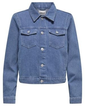 ONLY Onlrilla Ls Jacket Akm Dnm Denim - Blauw