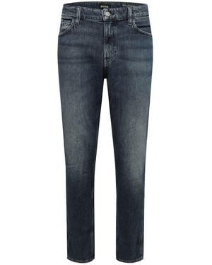BOSS H-Delaware Slim-Fit Jeans - Blue