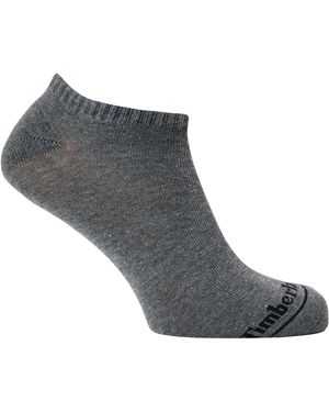 Timberland Uniseks Adult Core No-Show Sokken (Set Van 3) (Donkergrijze Heide) - Grijs