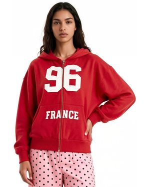 Busem Katoenen Blend Cardigan - Rood