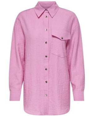 ONLY Onltania Life Ls Shirt Wvn - Roze