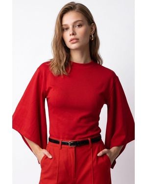 MixRay Damesblouse - Rood