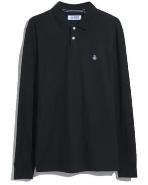 Original Penguin Ls Daddy 2.0 Polo True - Zwart