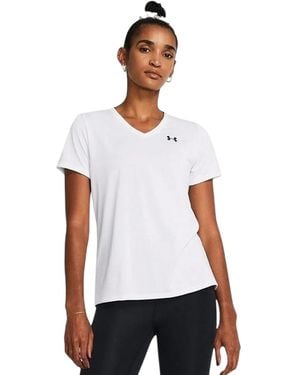 Under Armour V-Hals T-Shirt - Wit