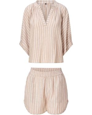 Lingadore Top & Shorts - Naturel