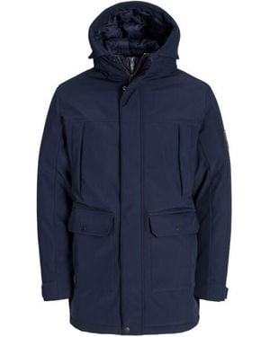 Jack & Jones Jjfinn Softshell Parka - Blauw