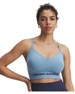 Under Armour Vanish Naadloze Sportbeha Voor - Blauw