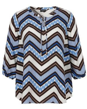 Via Appia Due Blouse Lange Mouw 2612663 - Blauw