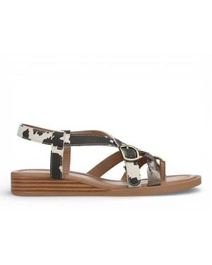 Blowfish Micro Wedge Strappy Sandals - Brown