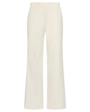 Smashed Lemon Travel Kwaliteit Flared Broek - Wit