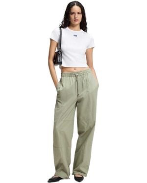 HUGO Cropped T-Shirt - Groen