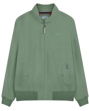 Lambretta Shower Resistant Harrington Jacket - Green