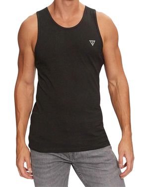 Guess Logo Racerback Tanktop - Zwart