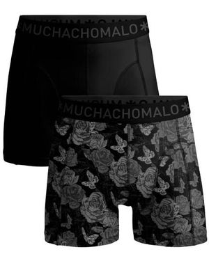 MUCHACHOMALO 2-Pack Boxershorts - Zwart