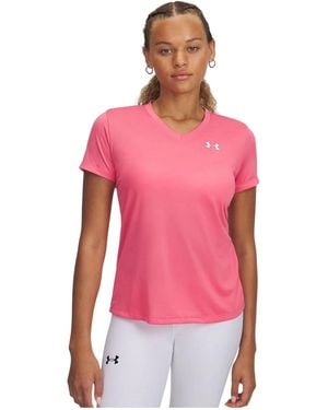 Under Armour V-Hals T-Shirt (Superroze)