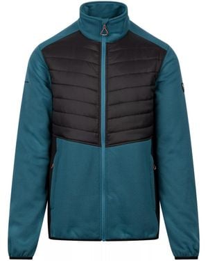 Trespass Hanlonton Fleece At200 Hybrid Jacket (Bondi) - Blue