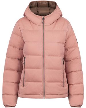 Trespass Ladies Rollins Hooded Jacket (Clay) - Pink