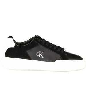 Calvin Klein Lowtop Logo Fashion Trainers - Black