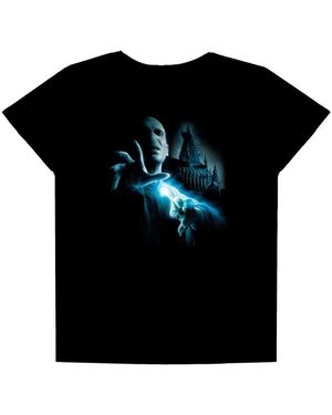 Harry Potter T-Shirt Voor Voldemort Hogwarts - Zwart