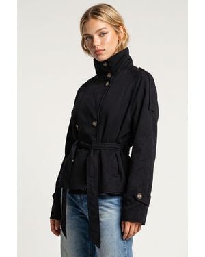 Happiness İstanbul Trench Coat - Blue