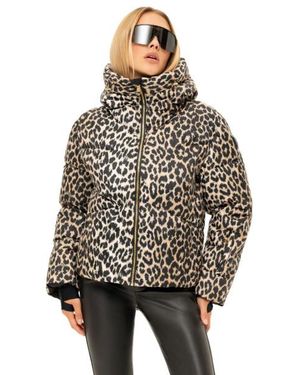 NIKKIE Newport Eopard Ski Jas - Zwart