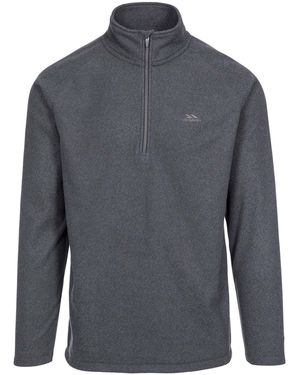 Trespass Keynote Fleece Top (Charcoal) - Grey
