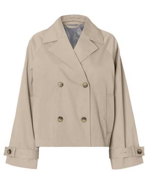 SELECTED Coat 16099786 Cilo - Naturel