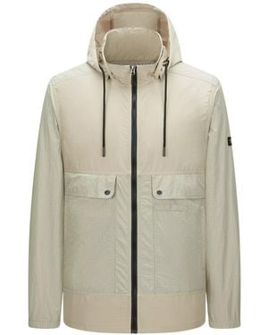 Firetrap Lichtgewicht Jas Met Capuchon (Khaki) - Naturel