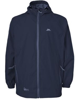Trespass Adults Qikpac Packaway Waterproof Jacket - Blue